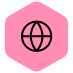 Rounded Pink Icon